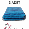 50x90 EXTRA YUMUŞAK SUPER EMİCİ PAMUK LUX EL YÜZ ve SAÇ HAVLUSU 3lü PAKET - Görsel 5