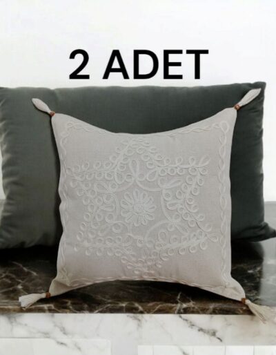 NAKIŞLI LASELİ YILDIZ KIRLENT 43x43 2 ADET