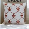 PUNCH NAKIŞLI KIRLENT ZİNCİR LALE KİREMİT 43X43 2 ADET